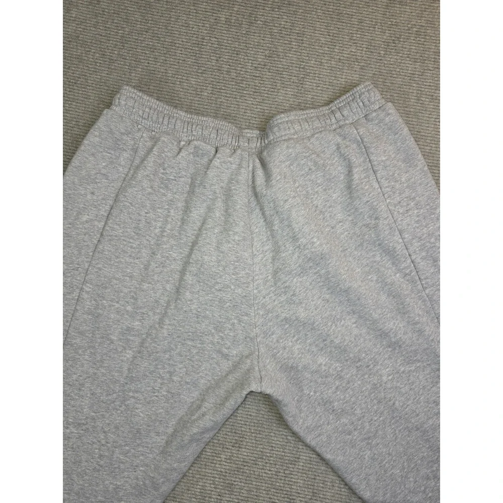 Adidas XL Stadium Fleece Heather Gray Speckled Badge Jogger Athletic Track Pant